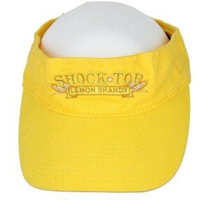 Shock Top Lemon Shandy Beer Yellow Sun Visor Hat